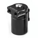 Car Baffled Oil Catch Can Tank with Air Filter Hose Fuel Reservoir (Black) Newly
