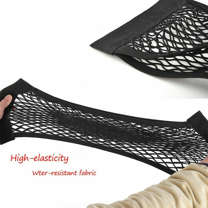 100x50CM Trunk Rear Storage Cargo Luggage Net&4 Hooks For Car Van Pickup SUV MPV