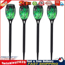 12LED Solar Flame Light Flickering Waterproof Garden Landscape Lamp (4pcs) Newly