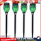 12LED Solar Flame Light Flickering Waterproof Garden Landscape Lamp (4pcs) Newly