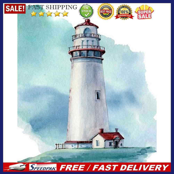 Lighthouse Kit Colouring Oil Canvas Pictures DIY Hand Painted Paint By Numbers