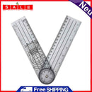 Plastic 360 Degree Pointer Protractor Angle Ruler School Office Drafting Supply