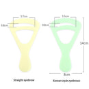 Drawing Card Grooming Shaping Mold Eyebrow Shaping Template Eyebrow Stencil