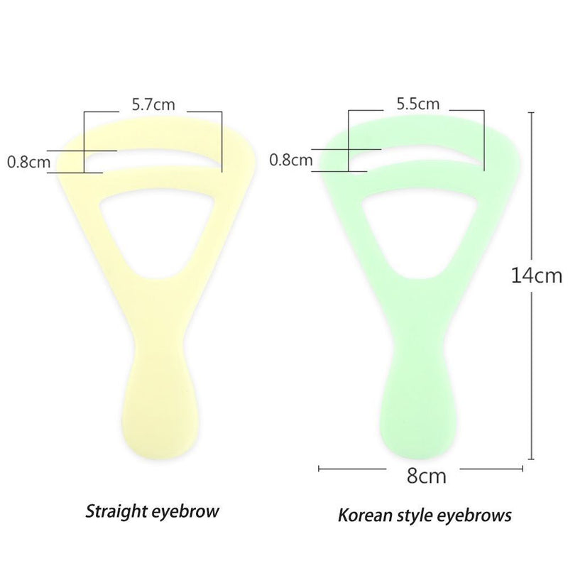 Drawing Card Grooming Shaping Mold Eyebrow Shaping Template Eyebrow Stencil