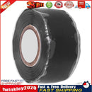 Self-fluxing Adhesive Tape Waterproof Stop Leak Seal Repair Tape (Black) Newly