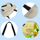 Flower butterfly Printed Shoulder Shopping Bag Casual Large Tote Handbag