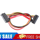 22 Pin Male to Female 7+15 pin SATA Data Power Combo Extension Cable 45CM