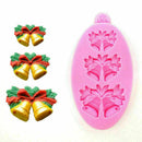 Christmas bell silicone fondant cake chocolate cookie DIY W1W3 handwer S7S0