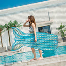 Sequin Mermaid Adults Swimming Pool Floats Air Mattress Inflatable Water Hammock