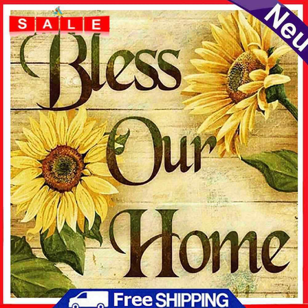 5D DIY Diamond Painting Sunflower Full Round Kit Rhinestones Mosaic Home Decor