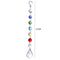 DIY Hang Light String Octagonal Beads Crystal  Maple Leaf Pendant Newly
