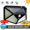 100 LED Solar Power PIR Sensor Motion Wall Light Outdoor Garden Waterproof hot.