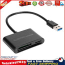 3 in 1 Universal Memory Card+TF Card+CF Card High-Speed USB3.0 Card Reader Newly
