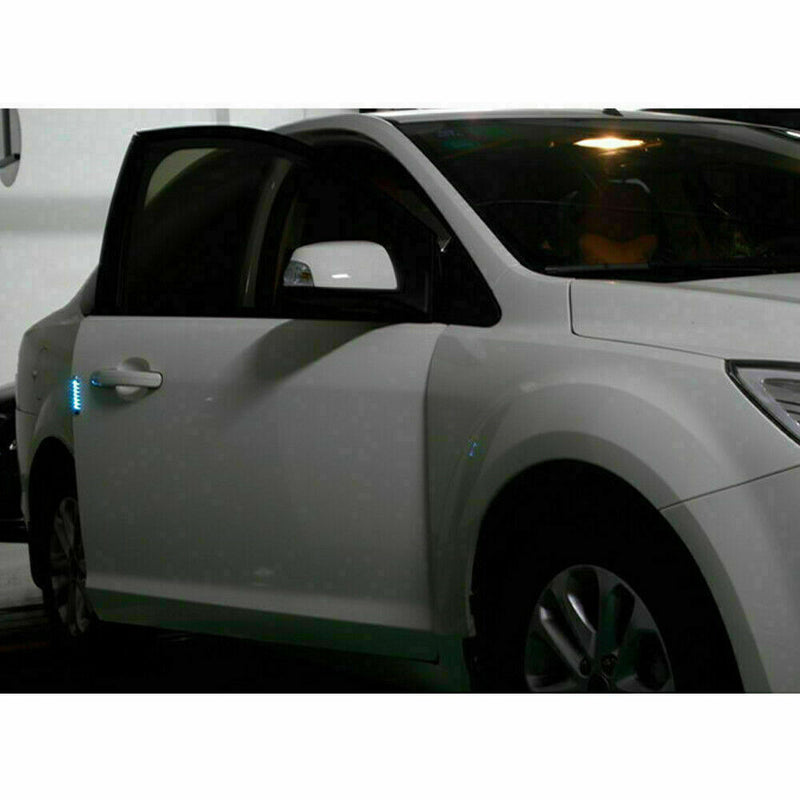 Solar Car Door Edge Guard Anti-collision Anti-static LEDs Strobe Warning Lights