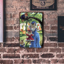 Metal Sign Plaque Tin Sign Swing Cat Poster Living Room Bar Cafe Decoration