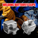 8pcs Stainless Steel Butterfly Valve Welding Clamps Holder Positioner Fixture