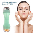 Oil Absorbing Volcanic Roller - Reusable Oil Skin Control Roller (Green)