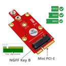 M.2 Key B to Mini PCI-e Adapter NGFF M2 to Mini PCI Express for 3G 4G 5G Module