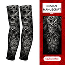 1 Pair UV Protection Cooling Arm Sleeves Cycling Fitness Arm Guards for Adults