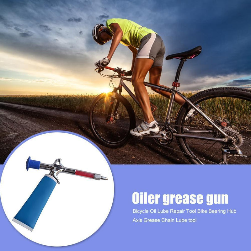 Aluminum Bicycle Grease Gun Mountain MTB Bike Repair Tools Service Accessories
