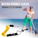 Kayak Paddle Leash Surfboard Safety Leash Rope Surfing Accessories (Yellow)
