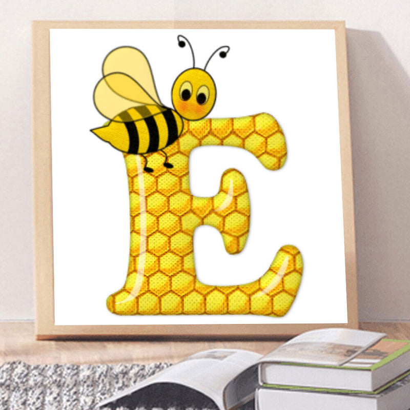 5D Diamond Painting Kit DIY Bee Round Drill Mosaic Picture Art