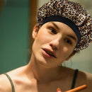 Women Wide Band Haircare Chemo Caps Hair Cover Satin Bonnet Sleep Cap Night Hat