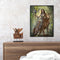 Frameless Girl and Wolf Oil Paint by Numbers Kit Handpainted Art Wall Handicr