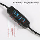 LED Folding Long Arm Eye Protection Reading Study Desk Light (12W White) Newly