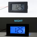 4-30V 2 Line Digital Voltage Meter Voltmeter Blue LCD Backlit Panel Monitor