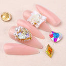 Light Round Shape Jewelry Making Rhinestones Flatback Nail Gems Set for Women