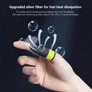 Gaming Finger Sleeve for PUBG Game Controller Fingertips (Black+Yellow) Newly