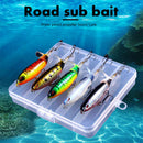 5pcs Floating Popper Fishing Lure Pencil Artificial Hard Swimbait Tackles