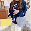 Daily Women Solid Handbag Casual Big Capacity Shoulder Tote Bag Top-handle Pouch