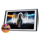 Winged Angel 5D DIY Full Round Drill Diamond Rhinestone Picture (K134) Newly