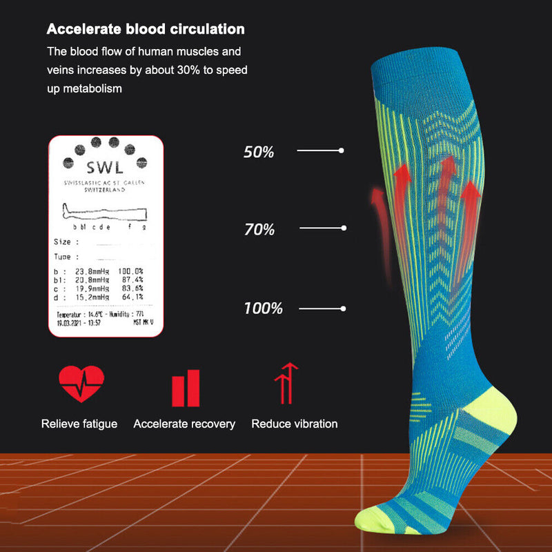 Varicose Veins Diabetes Compression Stockings Outdoor Marathon Running Socks