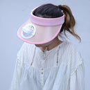 #A Summer Sun Visor Hat Sun Protection Sunscreen Hat Fishing Hat for Women Men K