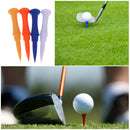 50 GOLF TEES - 2 3/4" LONG WOOD-ASST COLORS GOLF-TEES