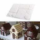 Chocolate Mold Cake Decorating Tools Gingerbread House Mould Biscuits Cutter