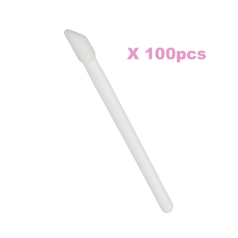 100pcs Disposable Lip Brushes Makeup Lipstick Gloss Wands Applicator