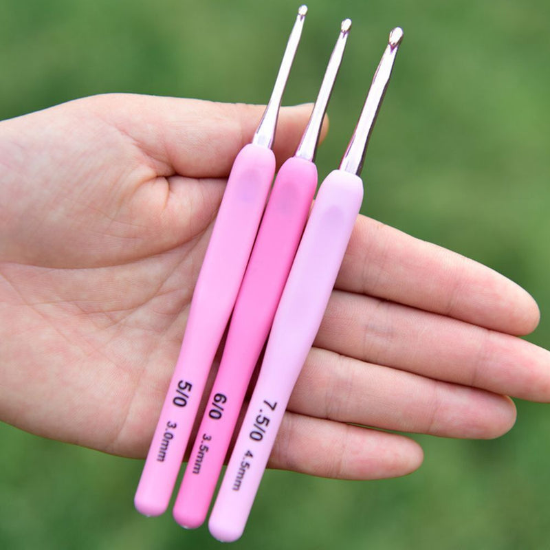 with Case Knitting Needles Knit Weave Yarn Needles Assorted Crochet Hook