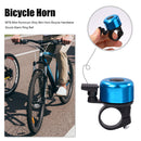 Bike Aluminum Alloy Mini Horn Bicycle Handlebar Alarm Ring Bell (Blue) Newly