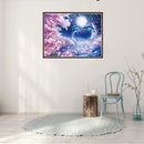 5D DIY Full Drill Diamond Painting Dolphin Cross Stitch Embroidery Craft