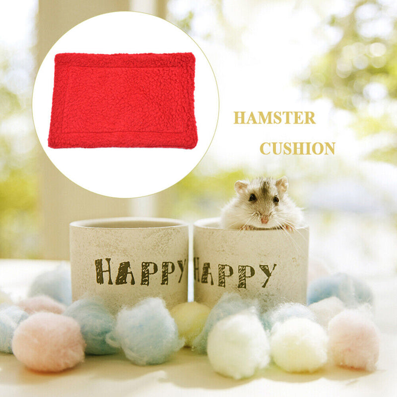 Double-sided Small Pets Animals Winter Warm Mat Soft Hamster Guinea Pig Cushion