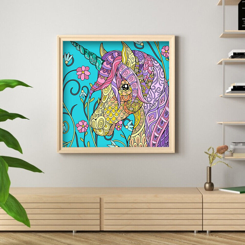 Diamond Painting Partial Special Drill horse Picture of Rhinestone