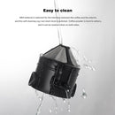 Stainless Steel Folding Coffee Filter with Brush Coffee Dripper (Black) Newly