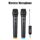 V-102 2pcs Handheld Microphone Wireless KTV Mic Player Singing with Receive