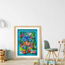 DIY Paper Fish Diamond Picture Part Drill Special Shape Rhinestone Painting