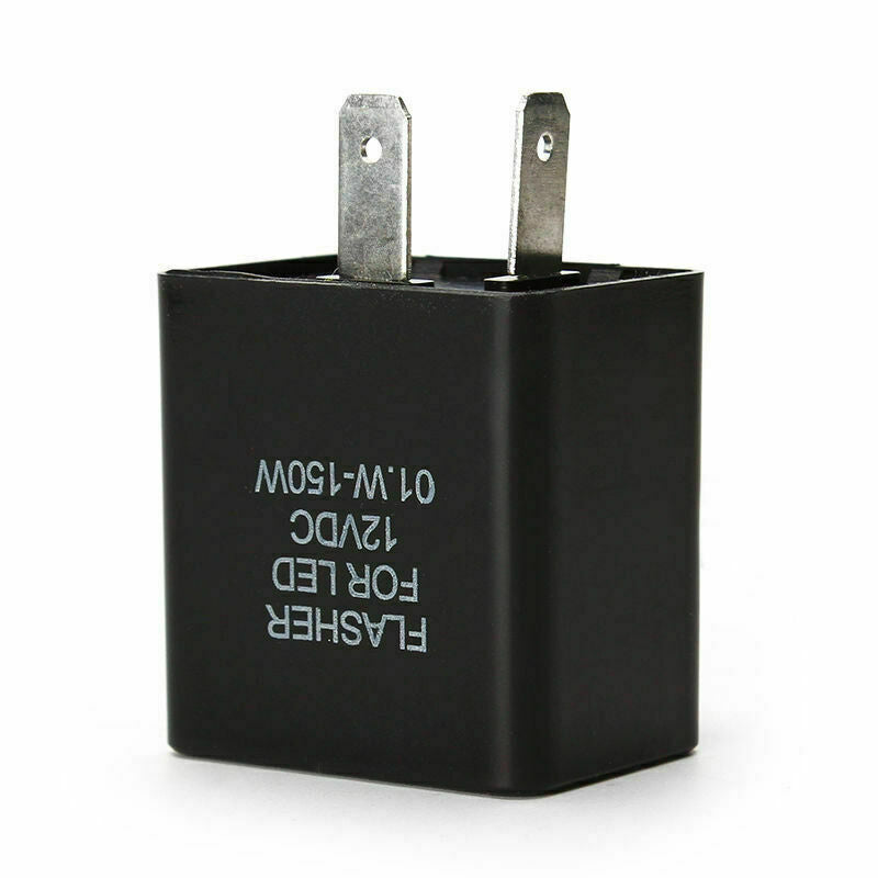 12V 2 Pin Speed Adjustable LED Flasher Relay Motorcycle Turn P0F0S1Z8 S1Z8 K1X2