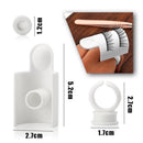 Eyelash Extension Glue Fan Cup Rings U-Band Eyelash Splitter Pallet (A) Newly